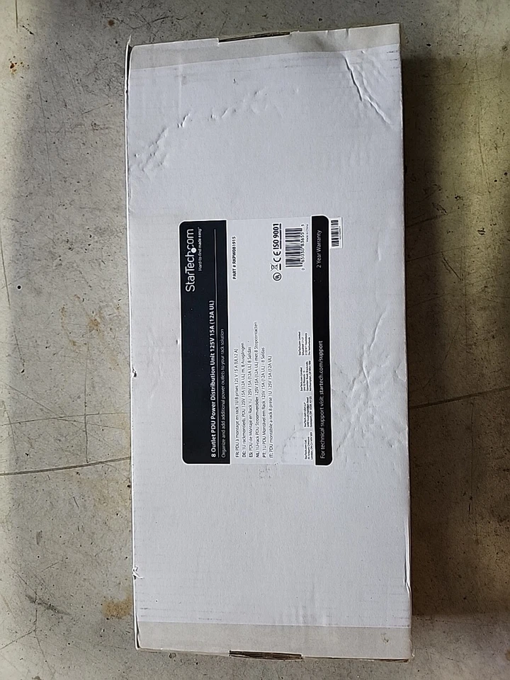 StarTech RKPW081915 Power Distribution Panel - Black - Image 3 of 3