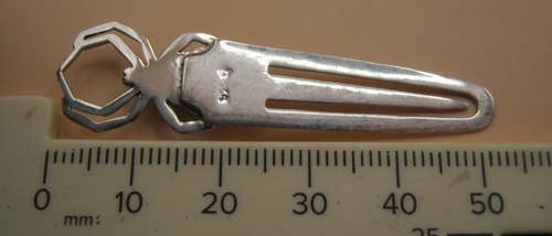 Favoloso set segnalibro ragno in argento massiccio 925 con pietra onice - fermacarte - Foto 5 di 5