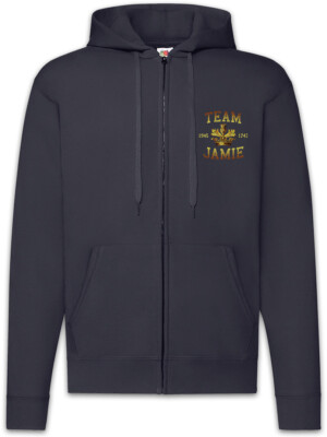 Team Jaime Zipper Hoodie Schottland Flagge Wappen Outlander Claire Fraser Symbol
