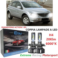 SSANGYONG ACTION I 05-12 LAMPADE BILED WHITE 6000°K H4 12V 20KLM CANBUS NO ERROR