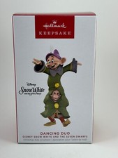 NIB - Dancing Duo - Snow White and The Seven Dwarfs - 2023 Hallmark Ornament