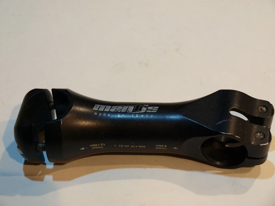 ITM Mantis Road Bike Threadless Stem 110mm 26.0mm Italy Black 190 gr. - Image 2 of 3