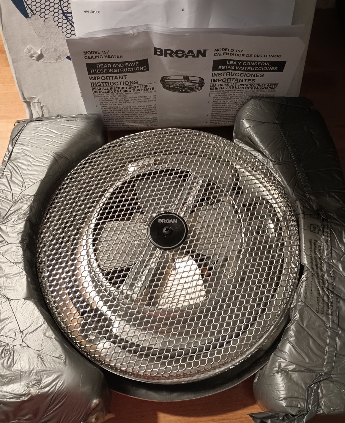 Broan 157 1250W Electric Radiant Ceiling Heater 26715080731 eBay