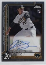 2025 Topps Chrome Rookie JT Ginn #RA-JTG Auto 0o4t