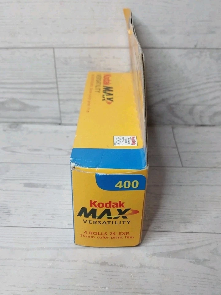 Kodak 4pk 35mm 400 ISO MAX Versatility 4 Rolls FILM Expired - Image 4 of 4