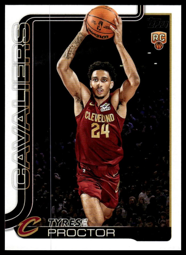 2025-26 Topps #250 Tyrese Proctor Rainbow Foilboard