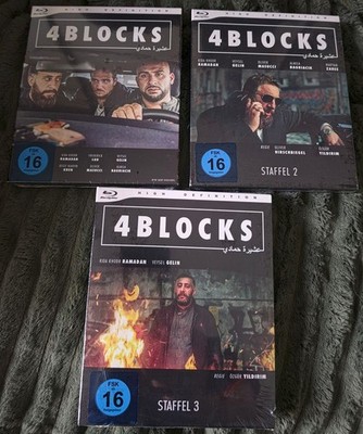    4 Blocks  - Staffel 1-3 - Gesamtausgabe - Bundle (6 Blu rays, 2023)   