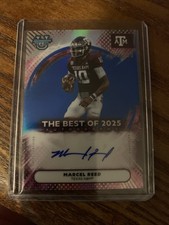 2025 Bowman University Chrome Marcel Reed Auto Blue 85/150 The Best Of 2025