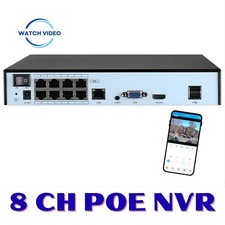 8Ch POE 4K XMEYE NVR ONVIF RTSP Network Video Recorder P2P APP CCTV 10 IP Camera