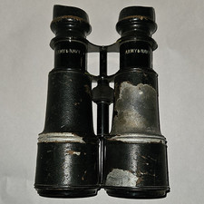 Vintage WW1 Binoculars SPORTIERE ARMY & NAVY! Made Is Paris.