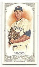 2012 Allen & Ginter Mini A&G Back  Sergio Santos 322