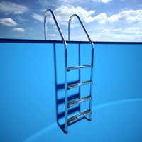 Einstiegsleiter V4A 4-Stufen FüR 1,20 M Beckentiefe Pool Becken Leiter Bad