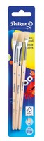 Pelikan Borstenpinsel Sorte, 613F, 3Er Set Mit Den GrößEn 8, 10 Und 12 | 700375