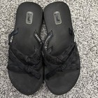 TEVA Black Size 6 Strap Slide SANDALS — photo 2