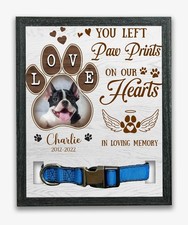 Personalized Dog Memorial Gifts For Loss Of Dog, Pet Memorial Picture Frame, Pet