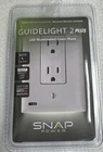 SnapPower GuideLight 2 PLUS  -Gang LED Wall Plate, White O1GLCWH-SP20 SnapPower