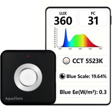 AH-300 Exposure Meter, LED Test Spectrum, CCT, LUX, Foot Candle, Blue Light