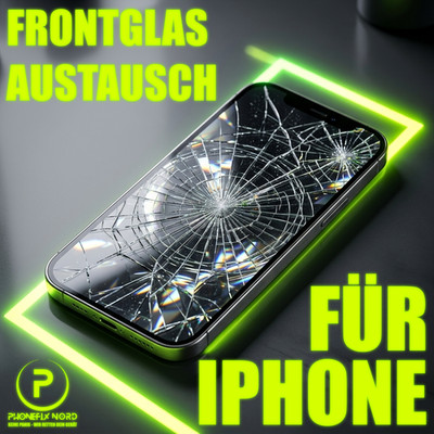 iPhone Display Frontglas Reparatur mit OCA-Verfahren  
