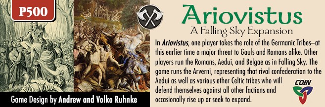 GMT Games Falling Sky Расширение Ariovistus GMT 1811 8090₽