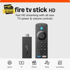 Fire TV Stick HD (Newest Model), Free and Live TV, Alexa Voice Remote, Smart Hom