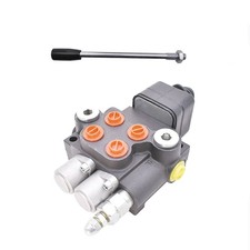2 Spool 21gpm Hydraulic Directional Control Valve For Tractor Loader W/ Joystick