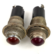 DIALCO Indicator Panel Light 75W 125V Red Amber Lens