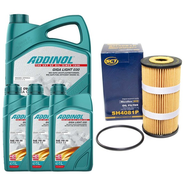 MotoröL Set 0W-30 Giga Light 030 8 Liter + ÖLfilter FüR Nissan Primastar Opel-image