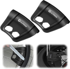 2 Rim Protectors for Tire Changing, Wheel Rim Guard Kit, Black