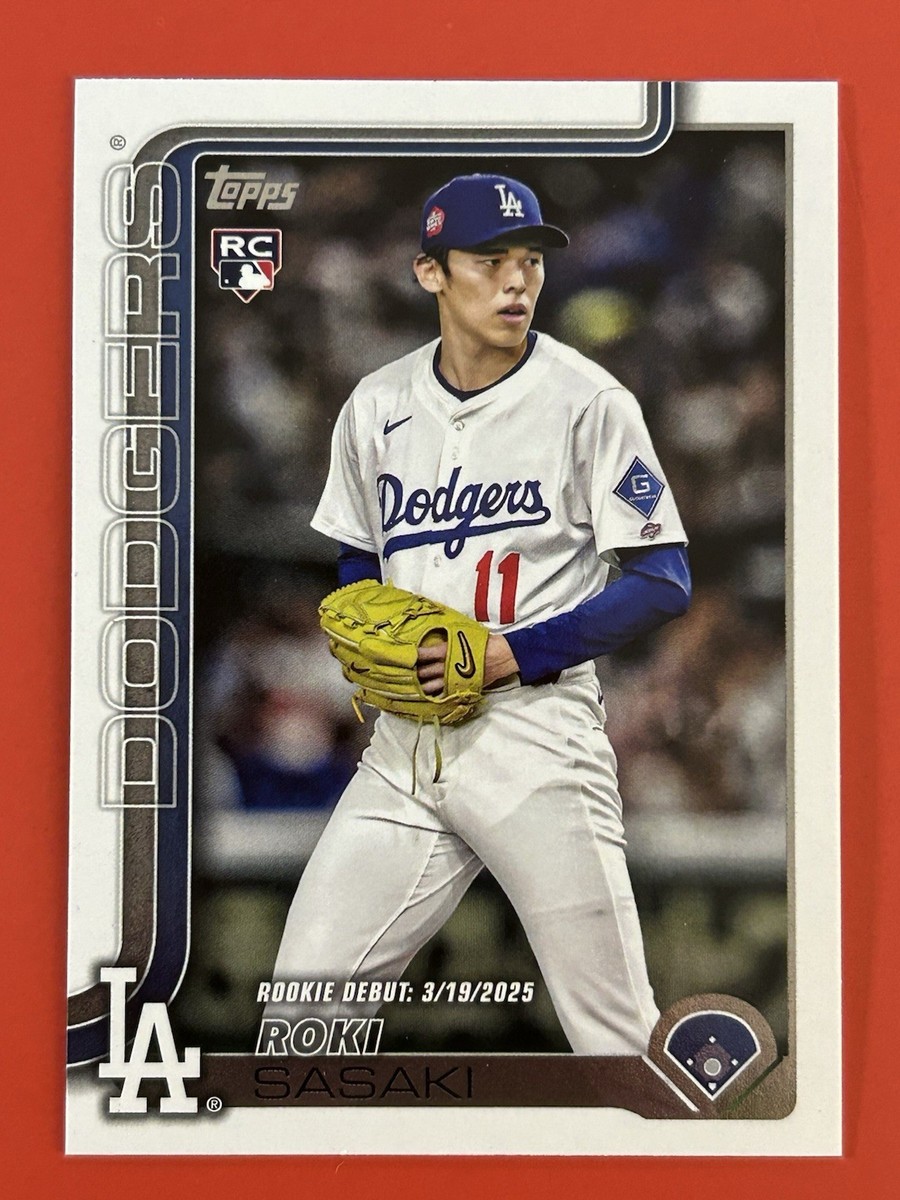 Roki Sasaki 2025 Topps Update (RC,SP) Rookie Companion Card #CC3