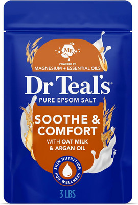 Dr Teal'S Epsom Salt Magnesium Soak, Soothe & Comfort with Oat Milk & Argan Oil,