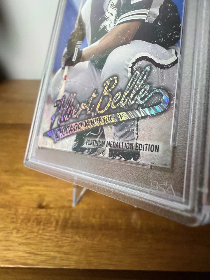 Tarjeta Albert Belle 1997 Fleer Ultra Platinum Medallion Edition #P411/100 PSA 5 Foto 4 de 4