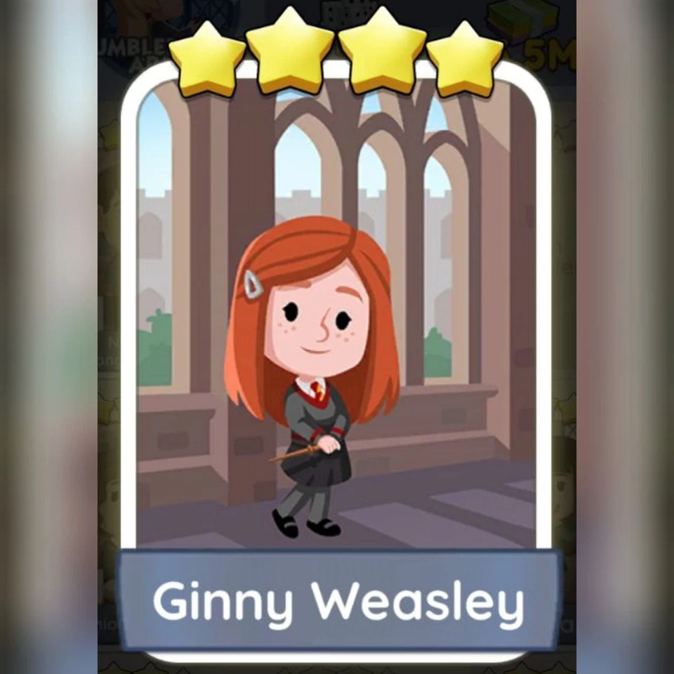 1 x Ginny Weasley sticker ⭐⭐⭐⭐) set 13 - Mono_poly_ Go sticker (Fast sending)