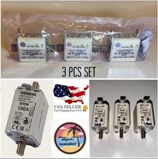 3 Pcs Set SIEMENS 3NE1021-0 690VAC 100A 100ka Sitor 100A PKF OF 3 NSMP