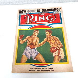 Vintage 1951 Boxing Magazine with Rocky Marcino article