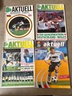 Collection de 4 programmes internationaux Allemagne 1987 - 2008 v Angleterre et Pays de Galles