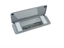 Schminkspiegel Spiegel Oriongrau f&uuml;r Mercedes R129 / W124 Cabrio Sonnenblende