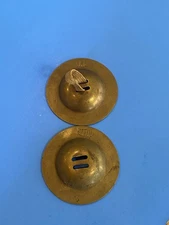 Vtg Finger Cymbals Brass Belly Dancer  Set of 2