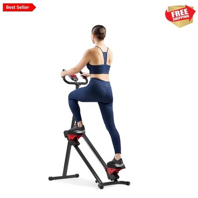 330 lb Capacity Stair Stepper with LCD Monitor for Strength & Cardio Training