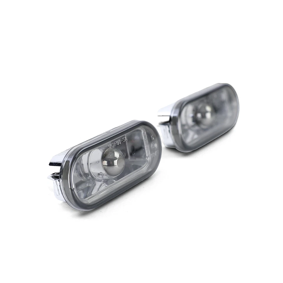 Frecce laterali in vetro trasparente nero fumo per VW Golf 3 Vento Passat 35i - Immagine 3 di 4