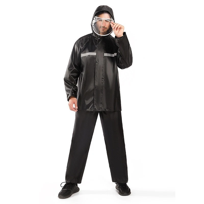 Raincoat Rain Pants suit Full Body Split Men's and Women's (3XL)