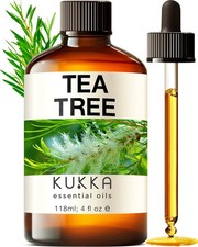 100 Pure Natural Tea Tree Oil for Skin, Hair, Toenails, Aromatherapy, Soap