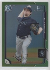 2015 Bowman Draft Chrome Green Refractor 38/99 Kyle Wilcox #72 nv3