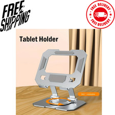 360  Rotatable Tablet Stand Adjustable Foldable Desktop Stand Holder Compatible