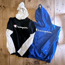 Youth Champion Large Sweatshirt Lot of 2 Regular hoodie and a light weight