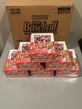Donruss 1990 MLB Baseball Puzzle & Cards Factory Sealed Box!