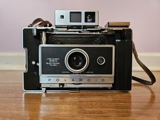 Polaroid 360 Land Camera - Electronic Flash w/ Zeiss Viewfinder Leather Strap