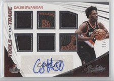 2017-18 Panini Absolute 21/75 Caleb Swanigan #TT6-CS Auto 0ne3