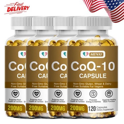 CoQ10 200mg - Energy Production, Heart and Cardiovascular Health, Antioxidant