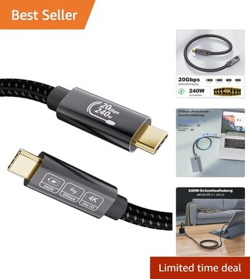 Robustes USB C Kabel mit E-Marker-Chip und Sicherheitsschutz