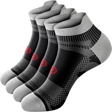 Compression Running Socks - Ankle Support for Enhanced Performance, 2/4/6 Pairs